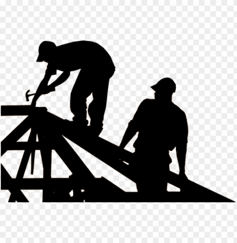 construction worker silhouette vector black and - silhouette of construction worker Isolated Character in Transparent Background PNG PNG transparent with Clear Background ID 26c0136e