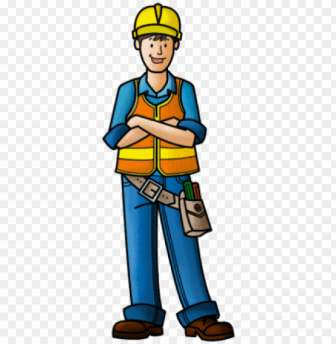 construction workers clipart royalty free - arica Transparent Background PNG Isolated Illustration PNG transparent with Clear Background ID 0873213e