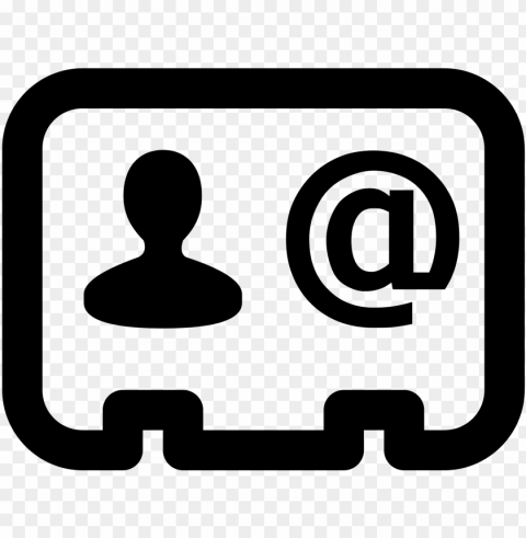 contact details icon - contact details icon Transparent PNG Artwork with Isolated Subject