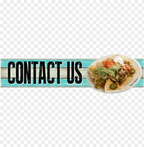 contact us banner for restaurant Transparent Background PNG Object Isolation