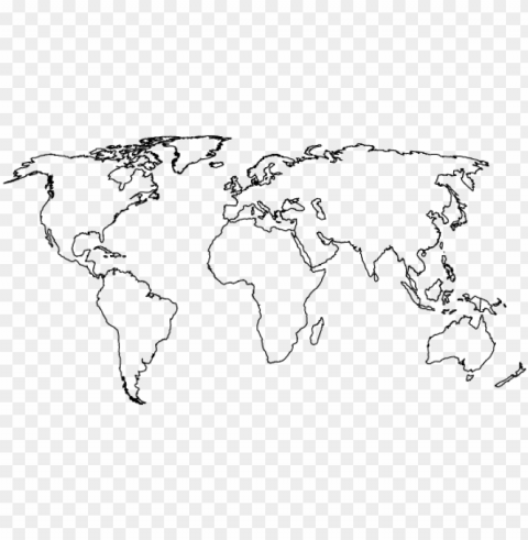 continents and oceans activity - world map of marshes Isolated Illustration in HighQuality Transparent PNG