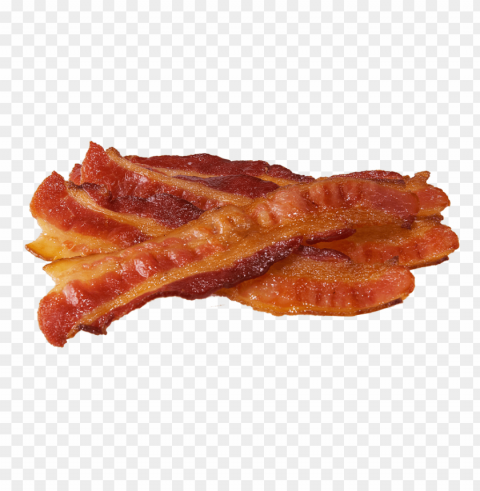 cooked bacon Clear Background PNG Isolated Design