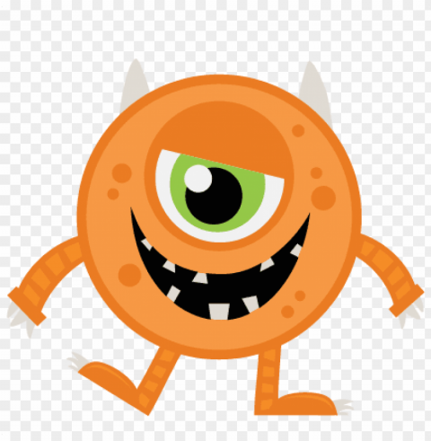 Cookie Clipart Halloween - Cute Halloween Monster Clipart Transparent PNG Isolated Illustration