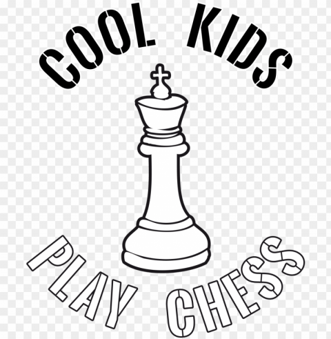cool kids play chess king peace cool chess club chess - good vibes ClearCut Background PNG Isolated Element