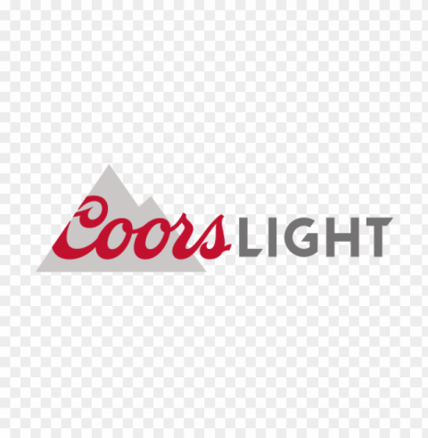 coors light beer logo vector PNG with alpha channel for download