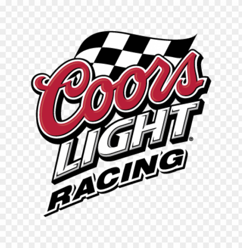 coors light racing logo vector free PNG Image Isolated with Clear Transparency