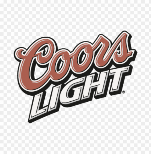 coors light slant vector logo PNG clipart