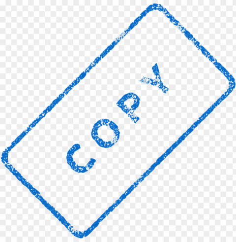 copy stamp Isolated Element in Transparent PNG