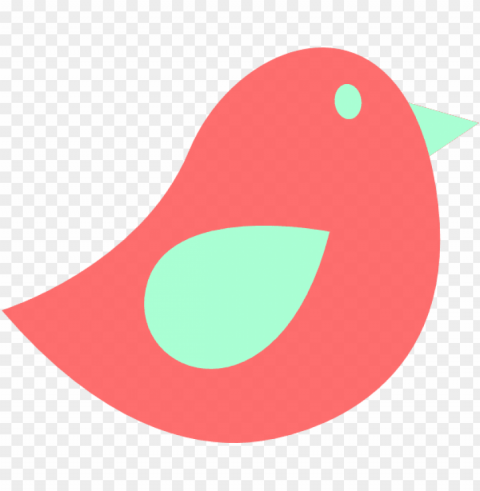 coral and mint bird clip art - mint green and coral cliparts PNG images with no limitations