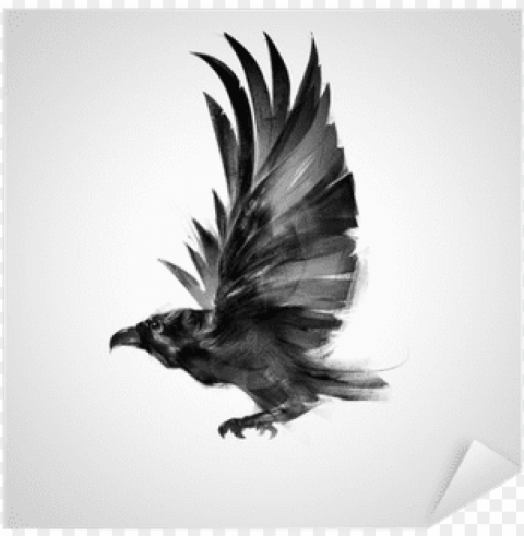 Corbeau Symbole PNG Isolated Illustration With Clarity