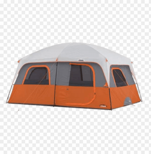 core straight wall camping tent PNG Image with Clear Background Isolation