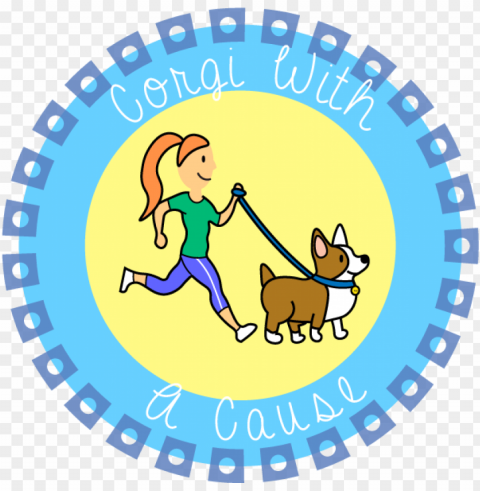 corgi with a cause PNG Graphic with Transparent Background Isolation