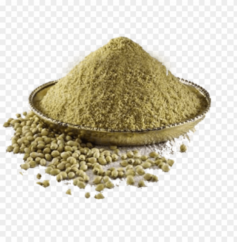 coriander powder Transparent PNG Isolated Subject Matter PNG transparent with Clear Background ID 06458a86