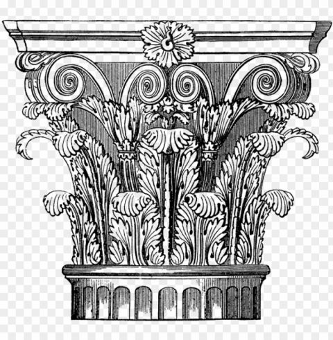 corinthian column - illustration of corinthian colum PNG images with no background comprehensive set
