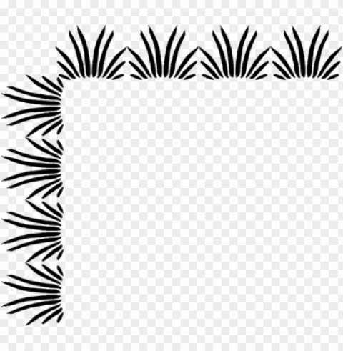 corner border design - corner border black and white PNG files with transparent canvas extensive assortment