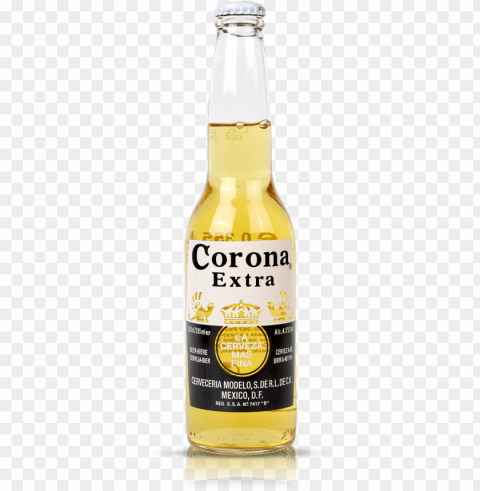 corona beer corona beer - corona extra premium lager 24x 330ml ClearCut Background PNG Isolated Subject