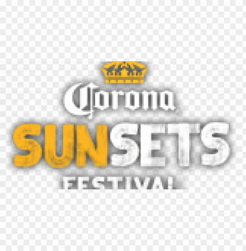 corona sunset festival logo Clear PNG images free download