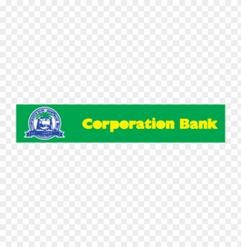 corporation bank vector logo Transparent Background PNG Isolated Item