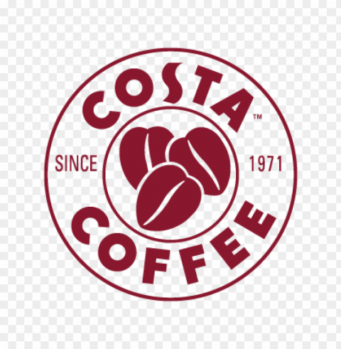 costa coffee logo vector download free Isolated Artwork on HighQuality Transparent PNG