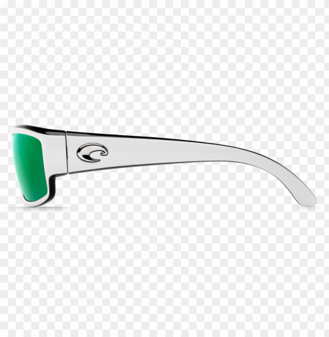 costa del mar caballito 30 white black sunglasses green PNG Image Isolated with HighQuality Clarity