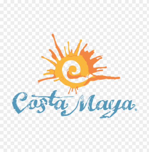 costa maya vector logo PNG download free