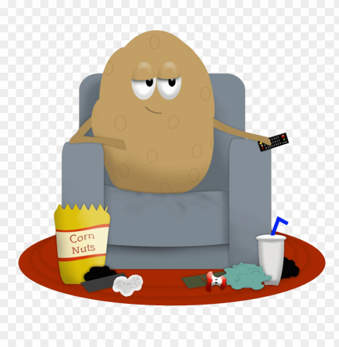 couch potato PNG images with transparent backdrop PNG transparent with Clear Background ID 6c9f3c25