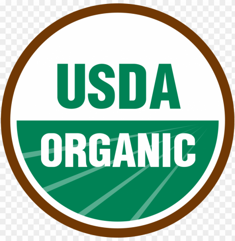 cough relief organic bagged lozenges - usda organic logo Isolated PNG Element with Clear Transparency