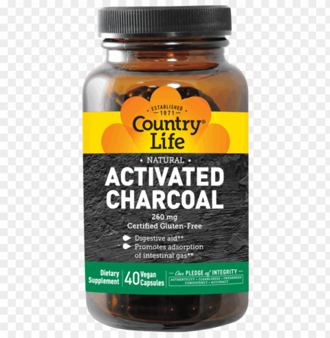country life natural activated charcoal PNG images without watermarks