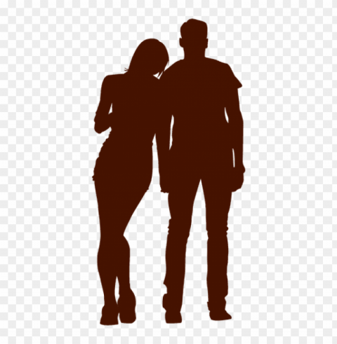 couple holding hands Isolated Graphic on Clear Background PNG