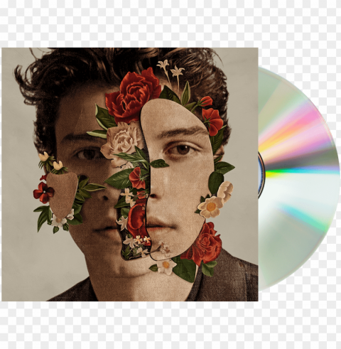 cover t-shirt album - shawn mendes the album cd PNG with no background free download