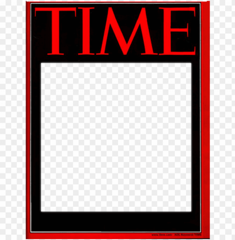 cover the best resume - blank times magazine cover Isolated PNG on Transparent Background