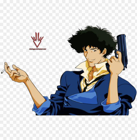 Cowboy Bebop - Spike Cowboy Bebop PNG With No Background For Free