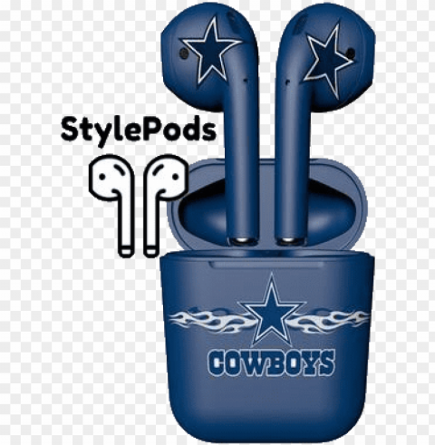 cowboys airpods - apple airpods strap for iphone 7 7 plus transparent Clear Background PNG Isolated Design Element