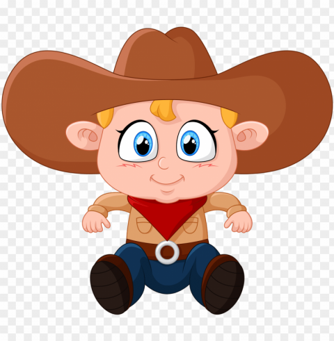 cowgirl clipart kid - cowboy Clear Background PNG Isolated Item PNG transparent with Clear Background ID f138ef2f
