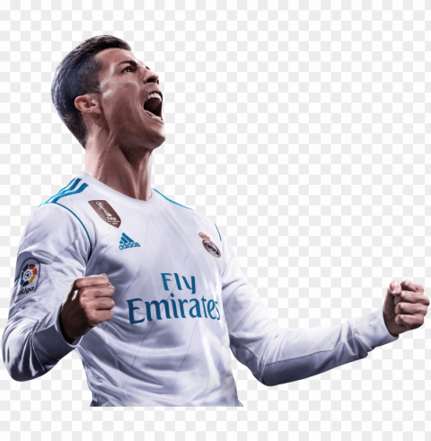 HD CR7 Cristiano Ronaldo football player Isolated Graphic with Transparent Background PNG