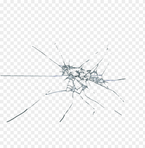 cracked glass effect Transparent background PNG photos