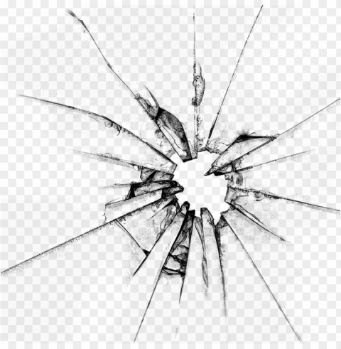 cracked glass effect Transparent graphics PNG