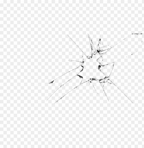 cracked glass effect Transparent PNG art
