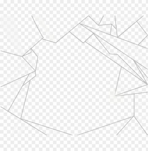 cracked glass effect Transparent PNG Illustration with Isolation