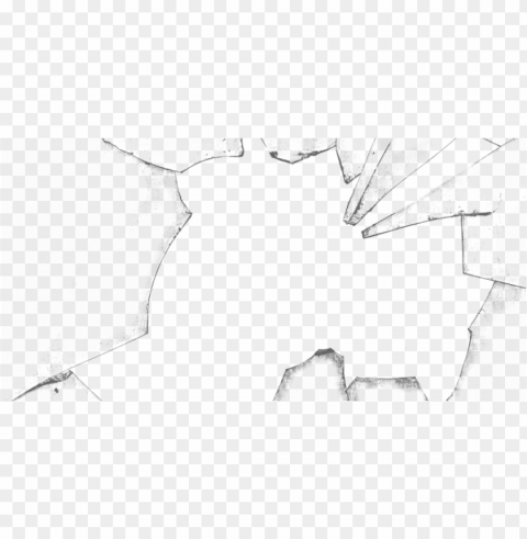 cracked glass PNG images with transparent elements