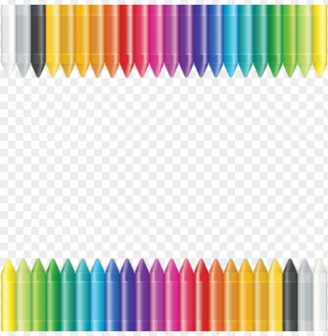 crayon border background Isolated Icon on Transparent PNG
