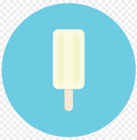 Cream Creme Dessert Sweet Ice Freezing Stick - Ice Cream Flat Isolated Object In HighQuality Transparent PNG