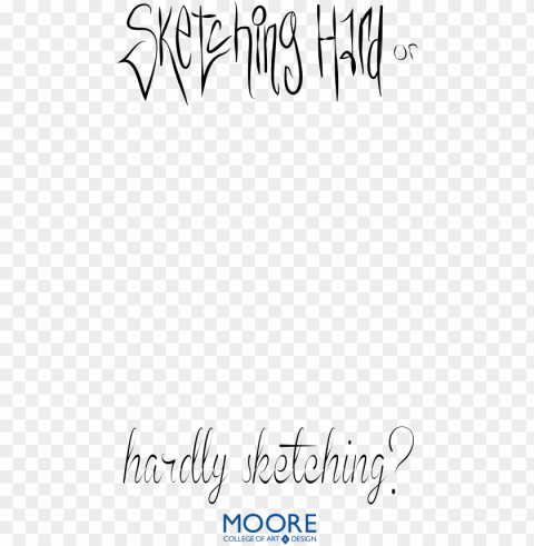 created for moore college of art and design's snapchat - calligraphy Transparent PNG images complete package