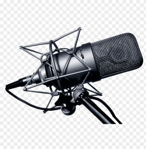 creation to market - radio studio microphone Isolated Graphic on Transparent PNG