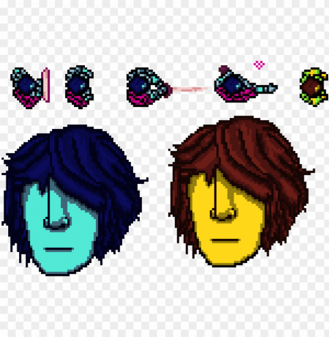 creationkris in the hotline miami - kris head deltarune PNG with alpha channel for download