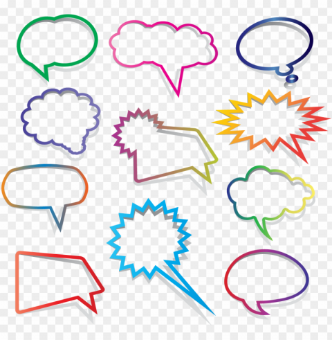 creative thought bubbles thinking speech clipart PNG files with transparent backdrop PNG transparent with Clear Background ID 6e0089f6