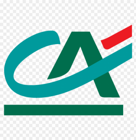 credit agricole logo vector free download PNG transparency