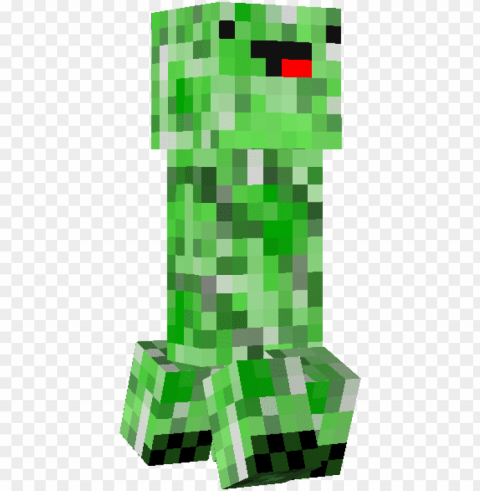 creeper derp - photo - minecraft skin real creeper PNG with clear overlay