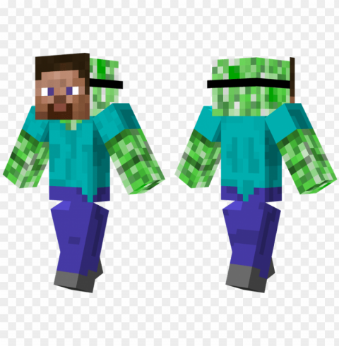 creeper in disguise - minecraft skins superior spider ma PNG Image Isolated on Clear Backdrop
