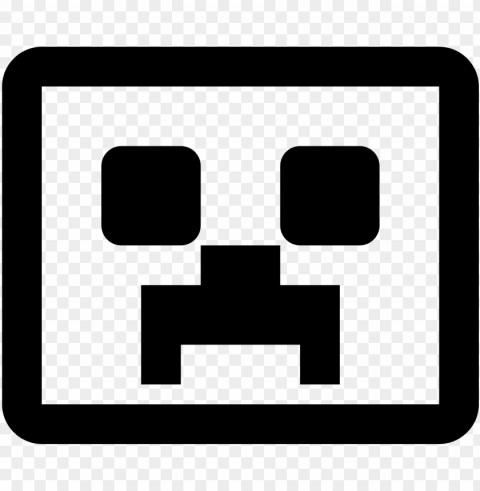 creeper minecraft icon - windows tablet icon Transparent Background PNG Isolated Element